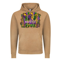 Vintage Camel mardi gras mask with leopard background Vintage Hoodie - RanaPortraitStore
