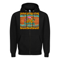Black hairboss 200z skinny sunflowers leopard hairdresser Zipper Hoodie - Artiststas