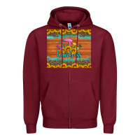 Burgundy hairboss 200z skinny sunflowers leopard hairdresser Zipper Hoodie - Artiststas