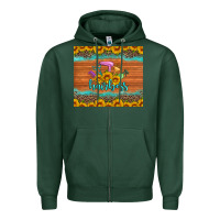 Sports Green hairboss 200z skinny sunflowers leopard hairdresser Zipper Hoodie - Artiststas