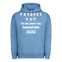 Pigment Pebble Blue Father s Day The One Where I Was Quarantined 2020 Urban Hoodie - Bettercallsaul