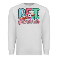 Dove Grey pet groomer Premium Sweatshirt - MaliasSmallBusiness