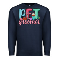 Navy pet groomer Premium Sweatshirt - MaliasSmallBusiness