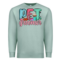 Seafoam pet groomer Premium Sweatshirt - MaliasSmallBusiness