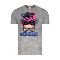 Cloud Rock ohana stitch messy bun Vintage Tee - Zillion Design Studio