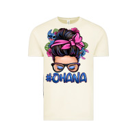 Vintage Arctic ohana stitch messy bun Vintage Tee - Zillion Design Studio