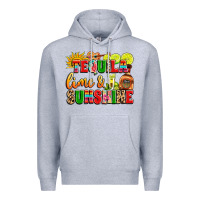 Heather Grey tequila lime and sunshine Premium Hoodie - LillyAllenDesigns