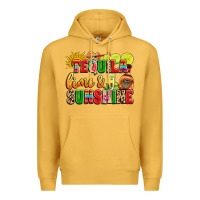Mustard tequila lime and sunshine Premium Hoodie - LillyAllenDesigns