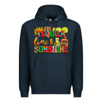 Navy tequila lime and sunshine Premium Hoodie - LillyAllenDesigns