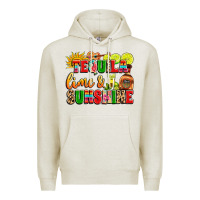 Oatmeal Heather tequila lime and sunshine Premium Hoodie - LillyAllenDesigns