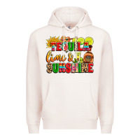 Pale Pink tequila lime and sunshine Premium Hoodie - LillyAllenDesigns