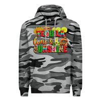 Slate Camo tequila lime and sunshine Premium Hoodie - LillyAllenDesigns