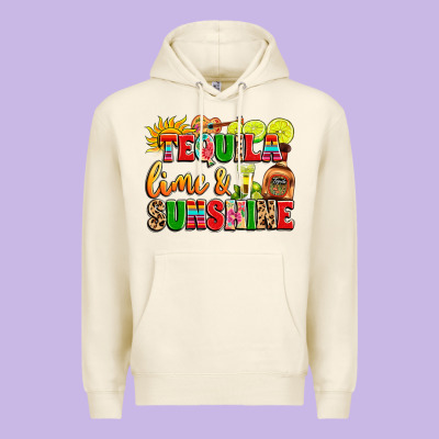 Tequila Lime And Sunshine Premium Hoodie Designed By Lillyallendesigns