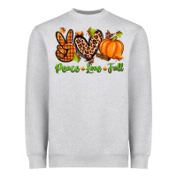 Peace Love Fall Heavyweight Sweatshirt | Teevron