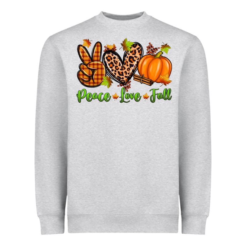 Peace Love Fall Heavyweight Sweatshirt by Zillion Design Studio | Teevron