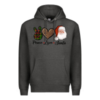 Charcoal Heather peace love eagles royal blue Premium Hoodie - AdoDesignShop