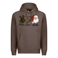 Coffee peace love eagles royal blue Premium Hoodie - AdoDesignShop