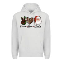 Dove Grey peace love eagles royal blue Premium Hoodie - AdoDesignShop