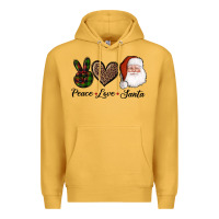 Mustard peace love eagles royal blue Premium Hoodie - AdoDesignShop