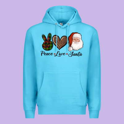 Peace Love Eagles Royal Blue Premium Hoodie Designed By Adodesignshop