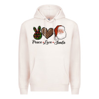 Pale Pink peace love eagles royal blue Premium Hoodie - AdoDesignShop