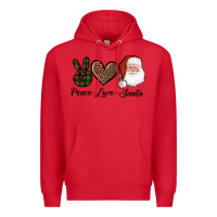 Red peace love eagles royal blue Premium Hoodie - AdoDesignShop