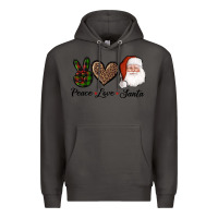 Smoke peace love eagles royal blue Premium Hoodie - AdoDesignShop