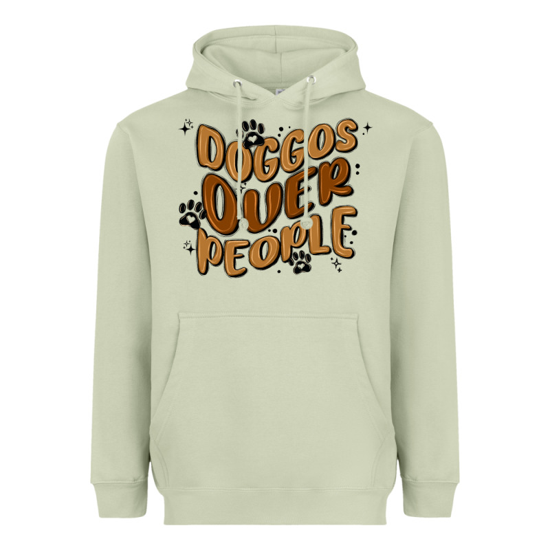 Doggos Over People Heavyweight Hoodie by MaliasSmallBusiness | Teevron