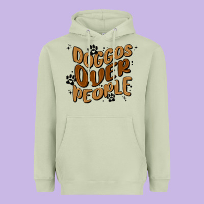 Doggos Over People Heavyweight Hoodie Designed By Maliassmallbusiness