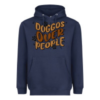 Navy doggos over people Heavyweight Hoodie - MaliasSmallBusiness