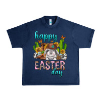 Navy Happy Easter Day Rodeo Urban Heavy Tee - Neo Western
