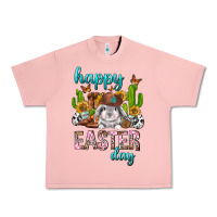 Salmon Happy Easter Day Rodeo Urban Heavy Tee - Neo Western