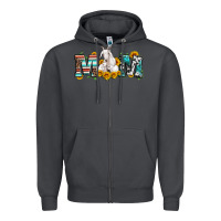 Smoke goat mom serape leopard cowhide goat family Zipper Hoodie - Artiststas