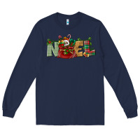 Navy noel Long Sleeve Tee - BundleAndBundleShop