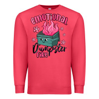Cardinal emotional dumpster fire Premium Sweatshirt - MaliasSmallBusiness
