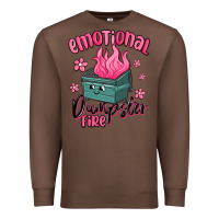 Chestnut emotional dumpster fire Premium Sweatshirt - MaliasSmallBusiness
