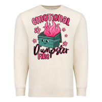 Sandshell emotional dumpster fire Premium Sweatshirt - MaliasSmallBusiness