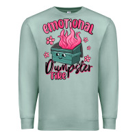 Seafoam emotional dumpster fire Premium Sweatshirt - MaliasSmallBusiness