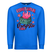 True Royal emotional dumpster fire Premium Sweatshirt - MaliasSmallBusiness