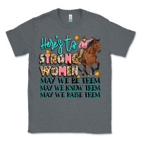 Charcoal Heather heres to strong women Classic Tee - Artiststas