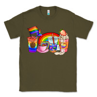 Army Green pride coffee cups Classic Tee - AdoDesignShop