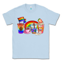 Dusty Blue pride coffee cups Classic Tee - AdoDesignShop