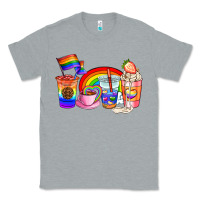 Heather Grey pride coffee cups Classic Tee - AdoDesignShop