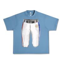 Pebble Blue softball uniform short pant fa element Urban Heavy Tee - FaDigitalArtStudio