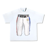 White softball uniform short pant fa element Urban Heavy Tee - FaDigitalArtStudio