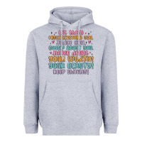 Heather Grey let them Heavyweight Hoodie - MaliasSmallBusiness