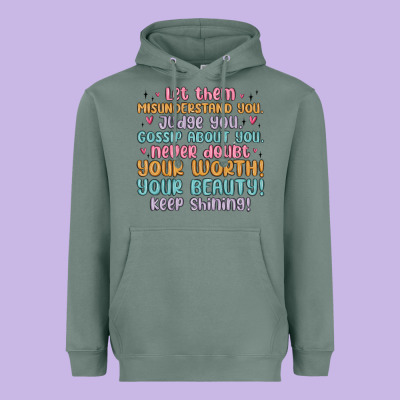 Let Them Heavyweight Hoodie Designed By Maliassmallbusiness
