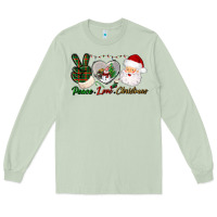 Matcha peace love christmas Long Sleeve Tee - BundleAndBundleShop