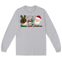 Moon Dust peace love christmas Long Sleeve Tee - BundleAndBundleShop