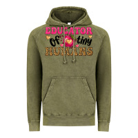 Vintage Olive educator of tiny humans Vintage Hoodie - texasbilliewilder